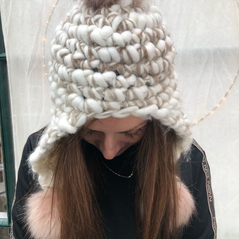 Free People New Pom Pom Hat